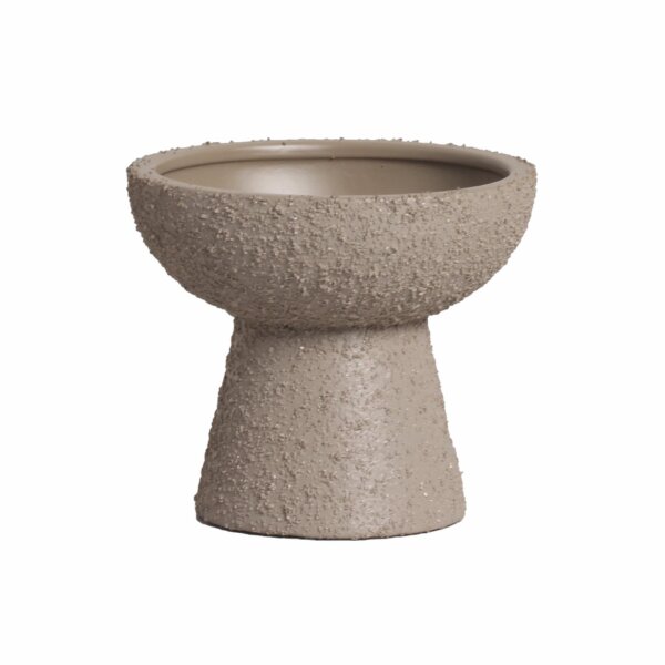 Jarrón  87707 Gris Texturizado