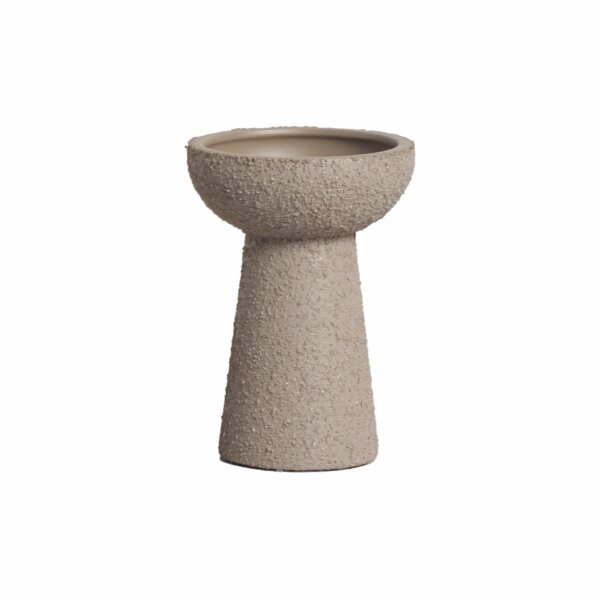 Jarrón  87708 Gris Texturizado