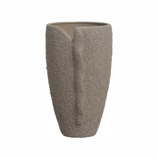 Jarrón  87752 Gris Texturizado