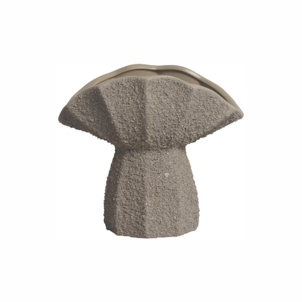 Jarrón  87759 Gris Texturizado