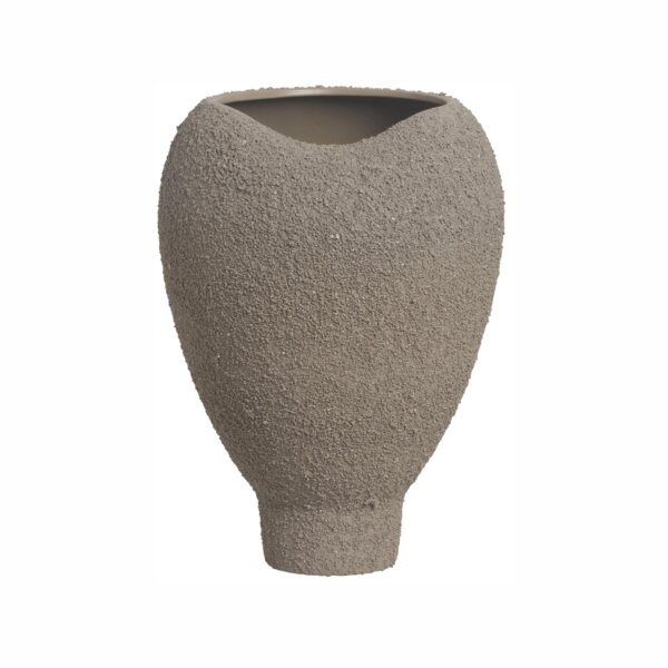 Jarrón  87762 Gris Texturizado