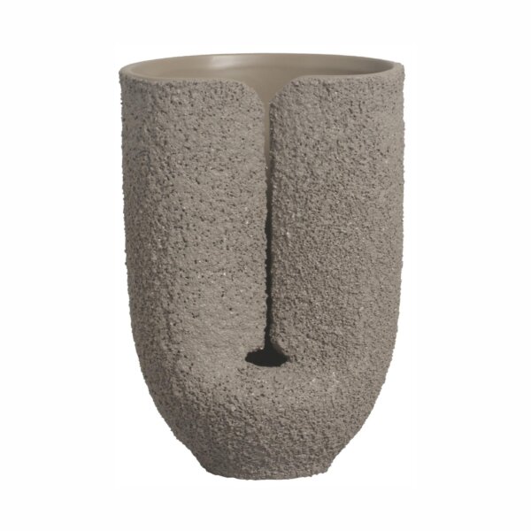 Jarrón  87764 Gris Texturizado