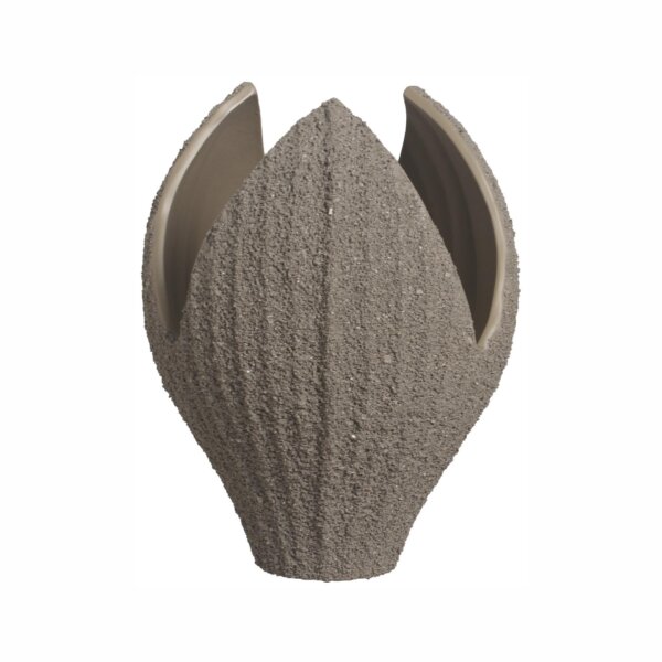 Jarrón  87765 Gris Texturizado