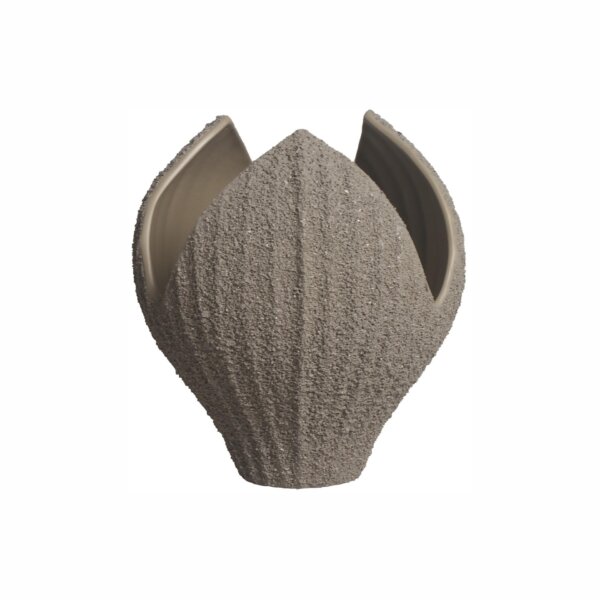 Jarrón  87766 Gris Texturizado