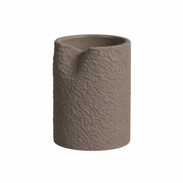 Jarrón  88633 Beige Texturizado