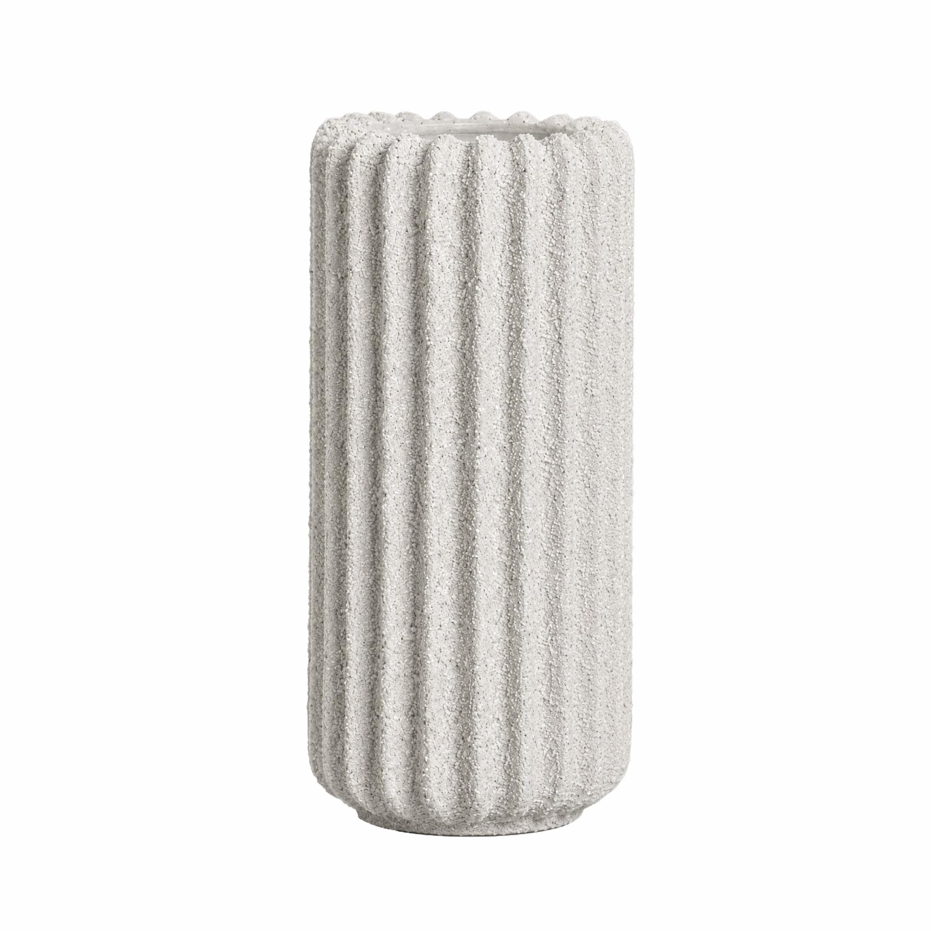 Jarrón 91604 Off White Texturizado 1 Jarrón 91604 Off White Texturizado - Imagen 1
