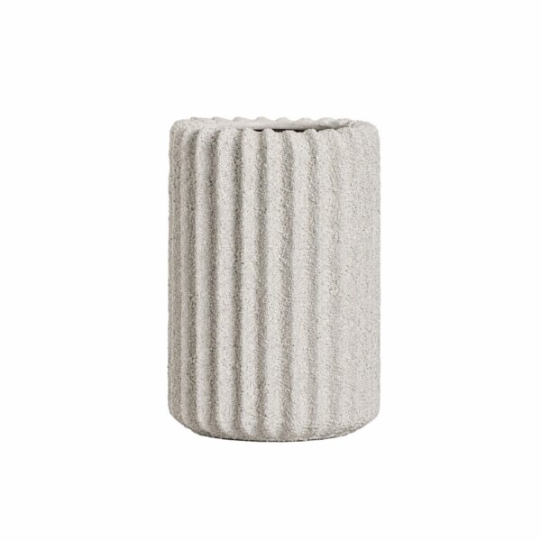 Jarrón  91606 Off White Texturizado
