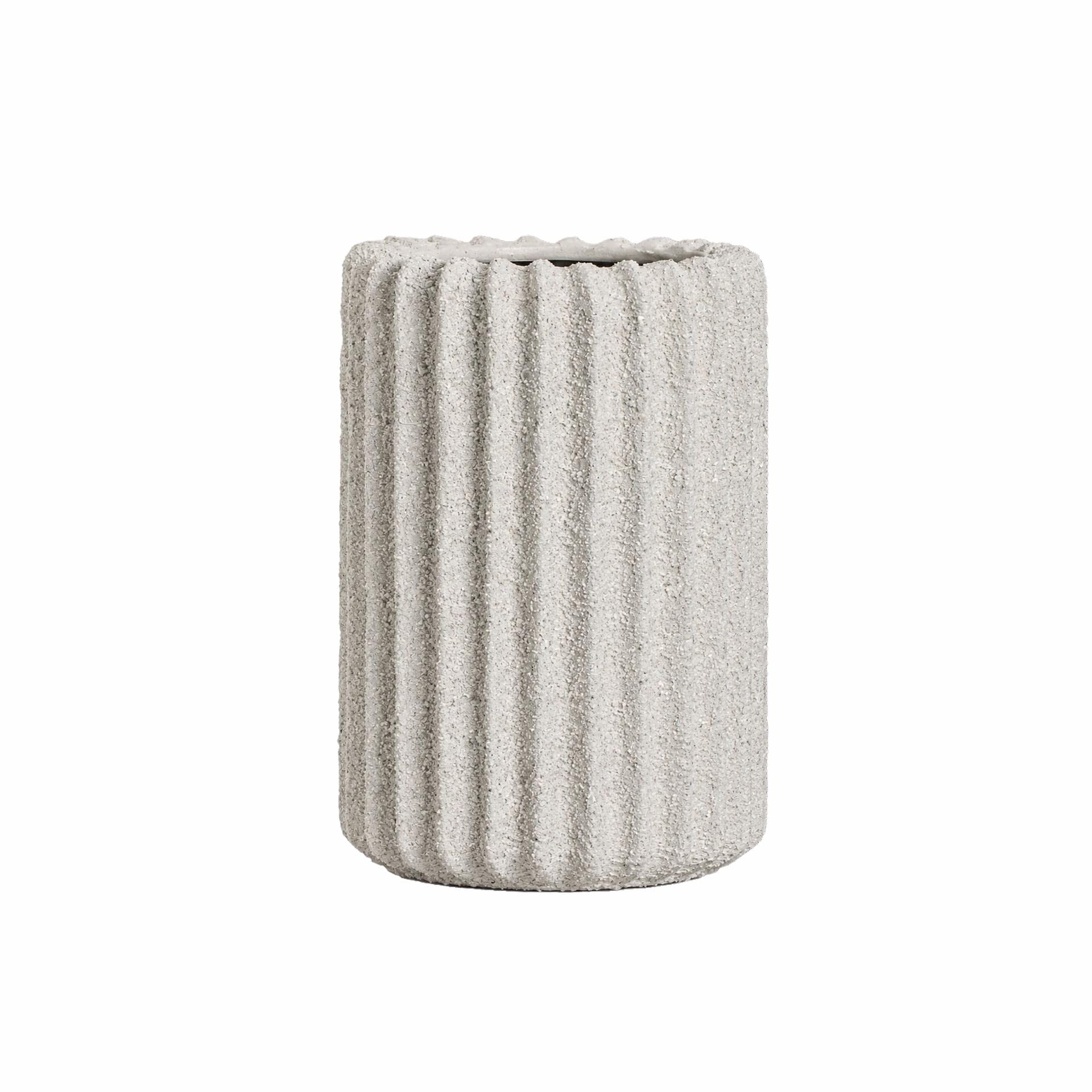 Jarrón  91606 Off White Texturizado - Imagen 1