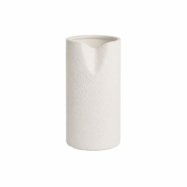 Jarrón  91634 Off White Texturizado