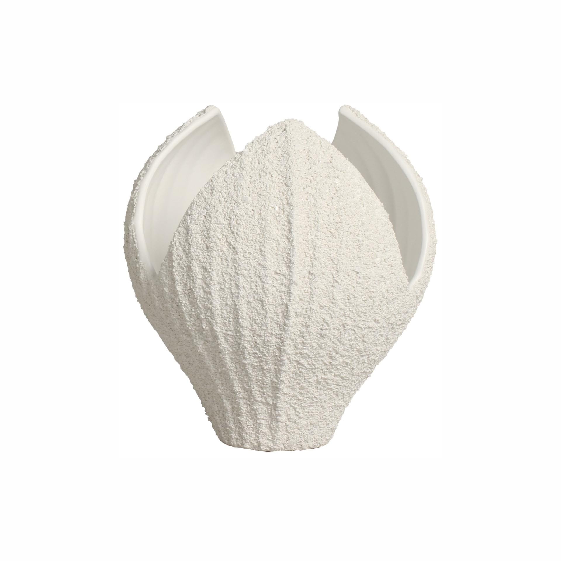 Jarrón 91766 Off White Texturizado 1 Jarrón 91766 Off White Texturizado - Imagen 1